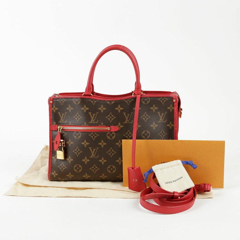 LOUIS VUITTON PM Monogram 帆布 Popankru 手提包和單肩包-0