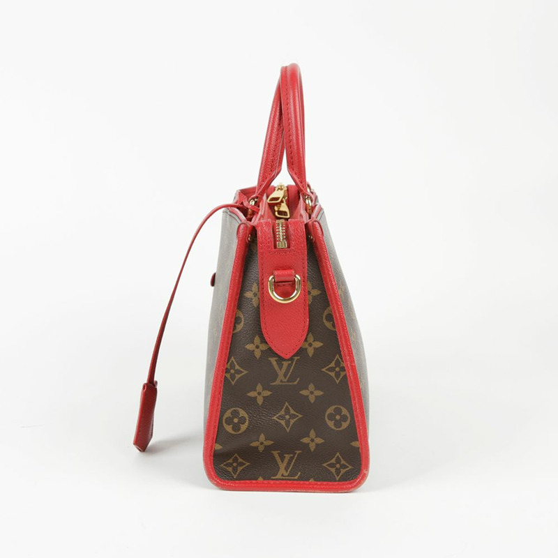 LOUIS VUITTON PM Monogram 帆布 Popankru 手提包和單肩包-3