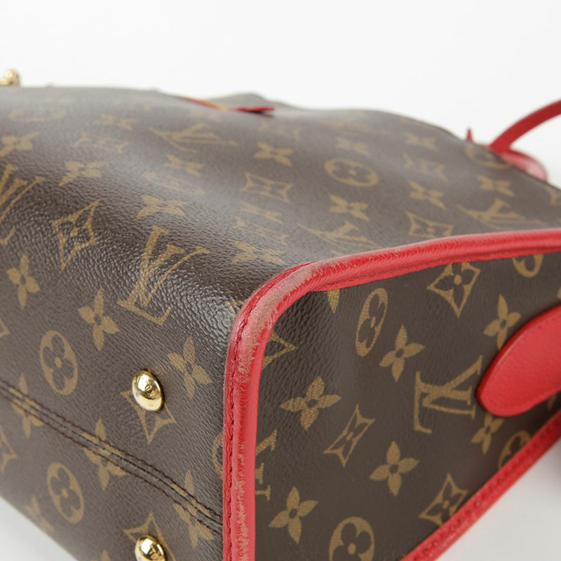 LOUIS VUITTON PM Monogram 帆布 Popankru 手提包和單肩包-5