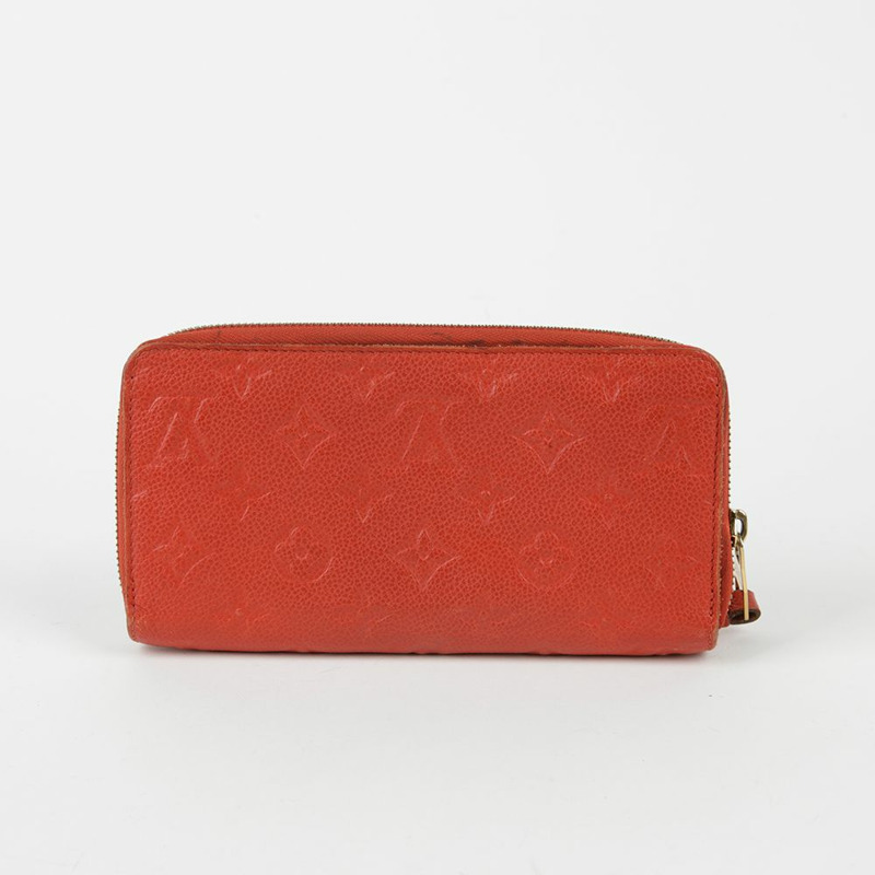 LOUIS VUITTON Orient Monogram Imprint 皮革 Zippy 長皮夾-1