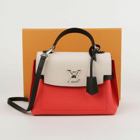 LOUIS VUITTON BB Quartz Kabuki 黑色皮革 Rock Me Ever 手提包和單肩包