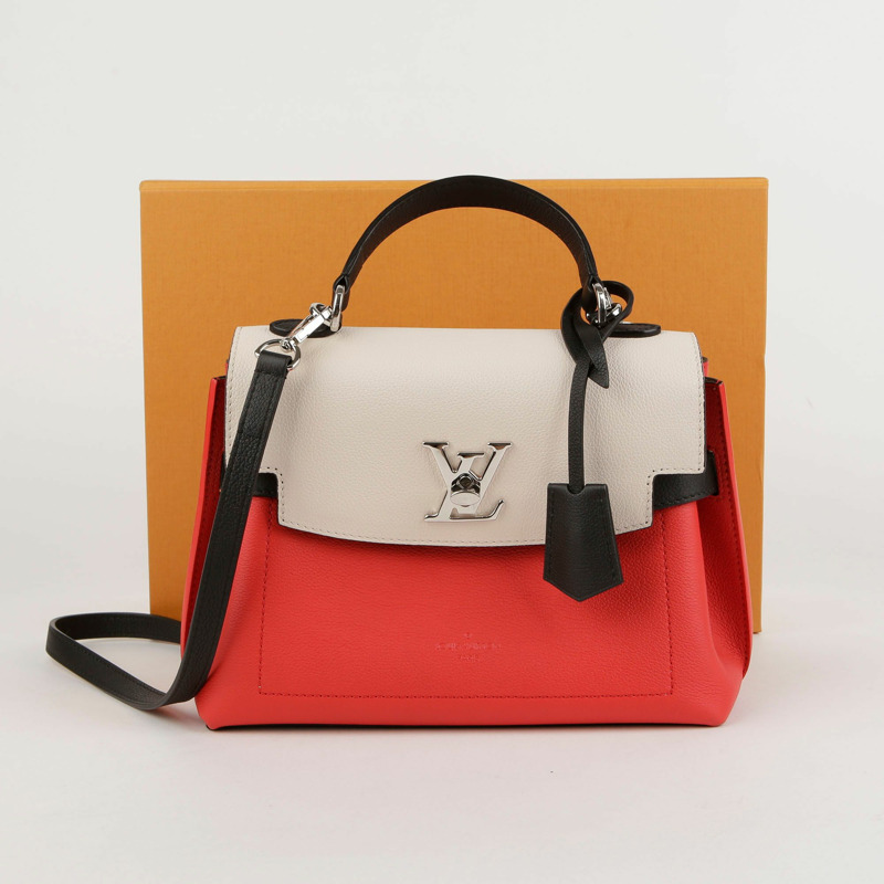 【包稅】LOUIS VUITTON BB Quartz Kabuki 黑色皮革 Rock Me Ever 手提包和單肩包-0