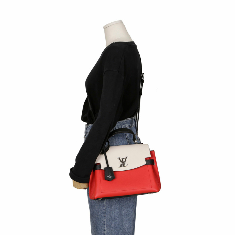 【包稅】LOUIS VUITTON BB Quartz Kabuki 黑色皮革 Rock Me Ever 手提包和單肩包-6