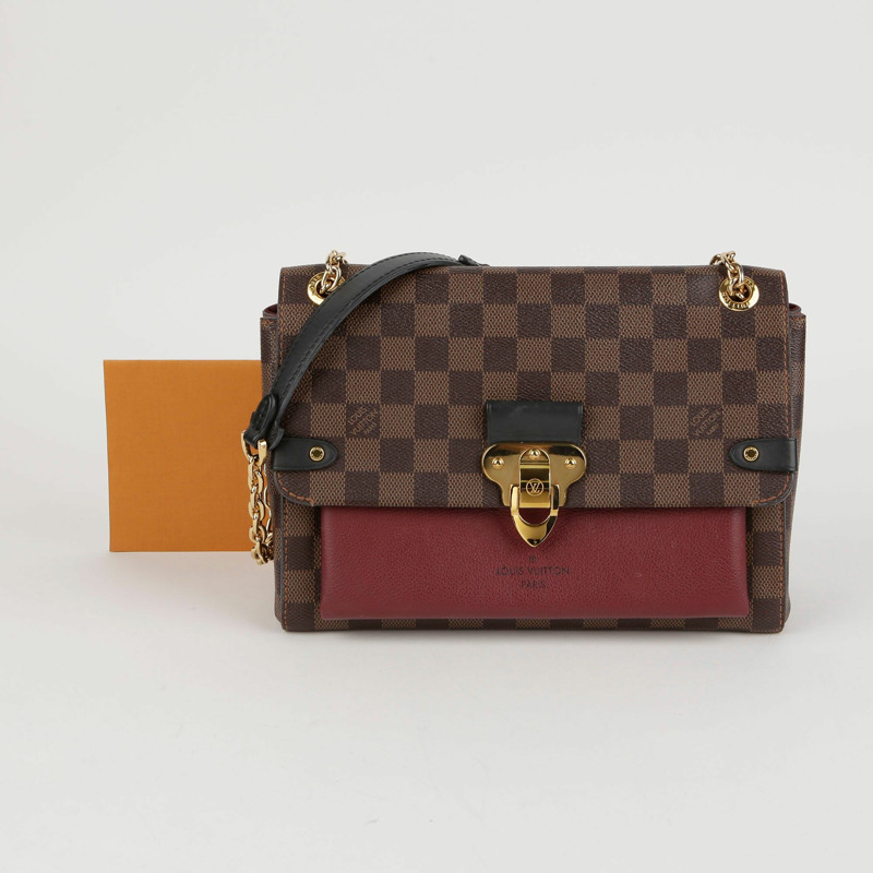LOUIS VUITTON N40109 PM Damier Ebene 帆布 Babbage 鏈條單肩斜背包-0