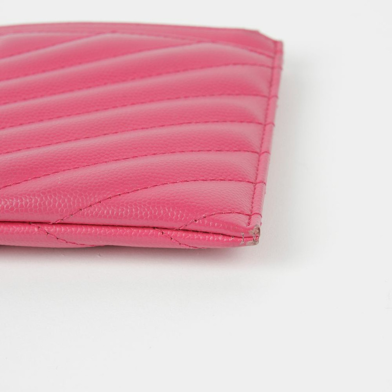 SAINT LAURENT 粉紅色 Grand Poudre 皮革 Bill 手拿包-5