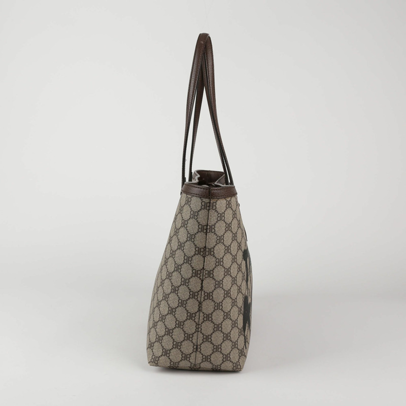 BALENCIAGA 中型帆布 X Gucci Hacker Project 塗鴉手提包與肩背包-5