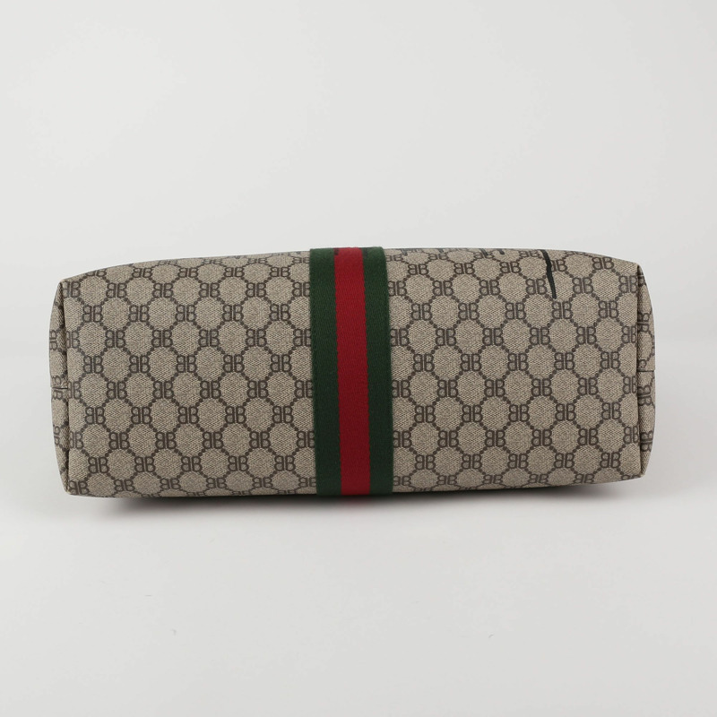 BALENCIAGA 中型帆布 X Gucci Hacker Project 塗鴉手提包與肩背包-6