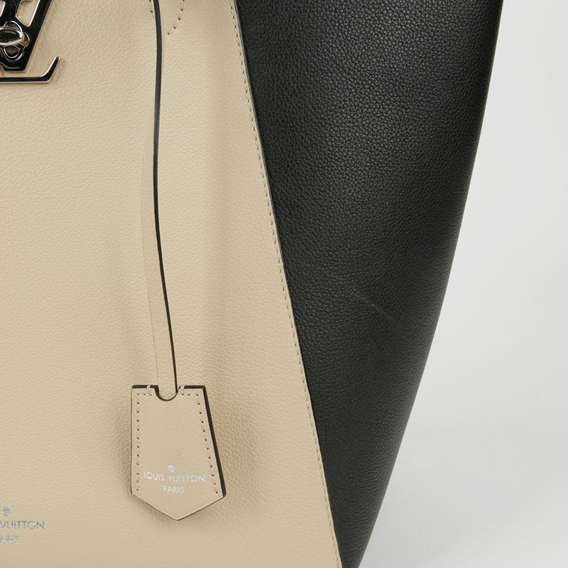 【包稅】LOUIS VUITTON Lockme Cabas 多色皮革手提包和單肩包-2