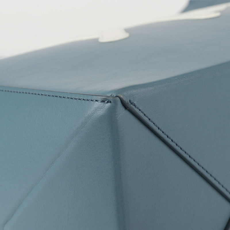 【包稅】DIOR Shawn Stussy 藍色皮革單肩購物袋-9