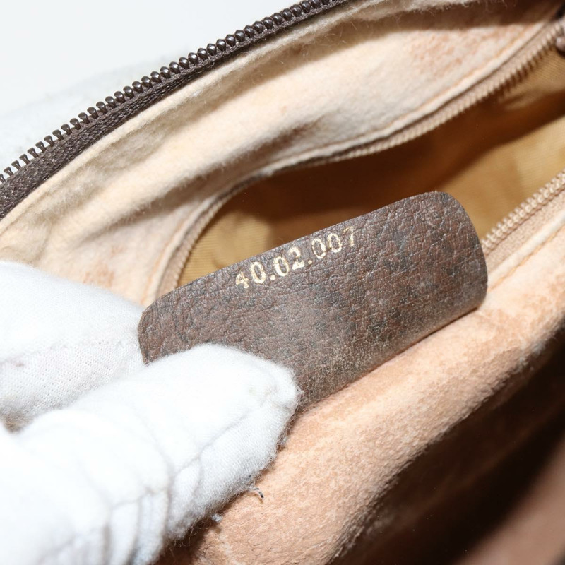 【日本直送】GUCCI GG Supreme Web Sherry Line 波士頓包 PVC 米金色 40 02 007 正品 143489-11