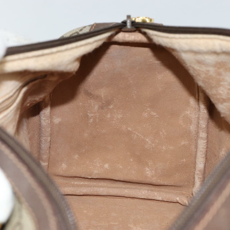 【日本直送】GUCCI GG Supreme Web Sherry Line 波士頓包 PVC 米金色 40 02 007 正品 143489-18