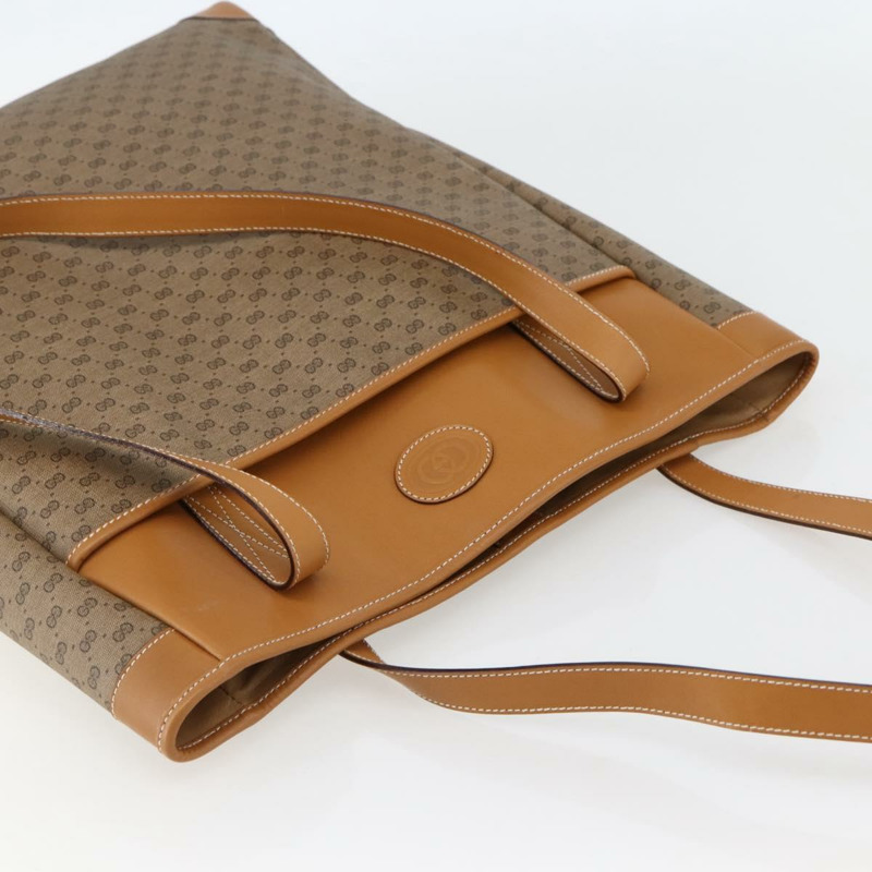 【日本直送】GUCCI 微型 GG Supreme 托特包 PVC 米金色 002 123 0135 正品 144408-5