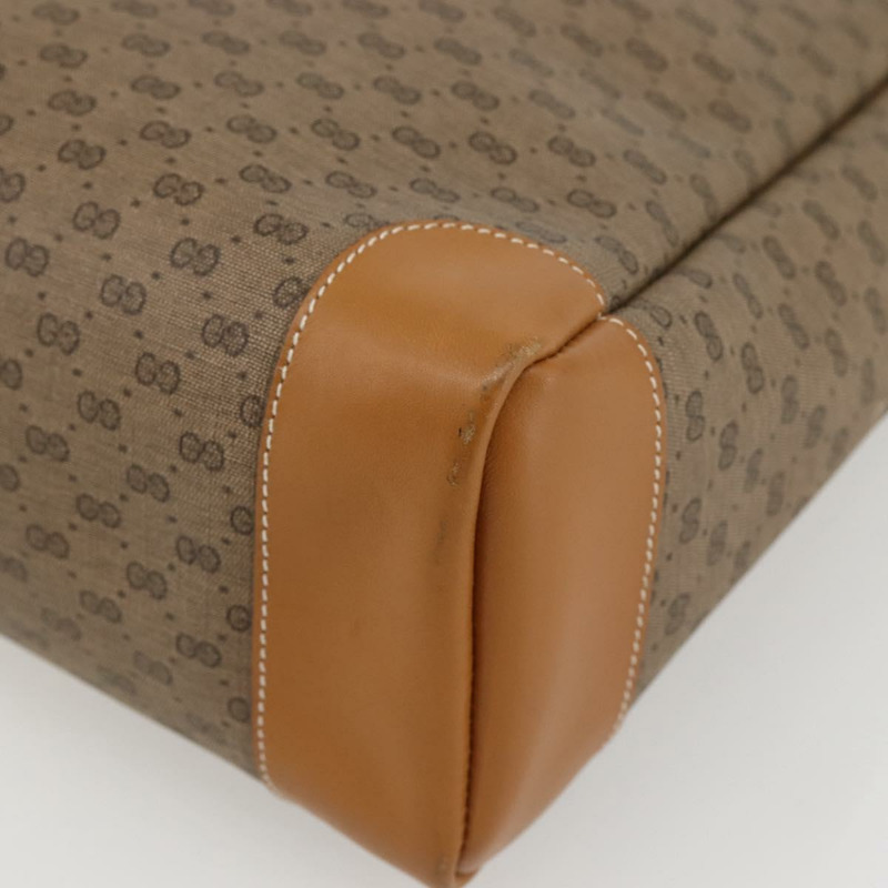【日本直送】GUCCI 微型 GG Supreme 托特包 PVC 米金色 002 123 0135 正品 144408-14