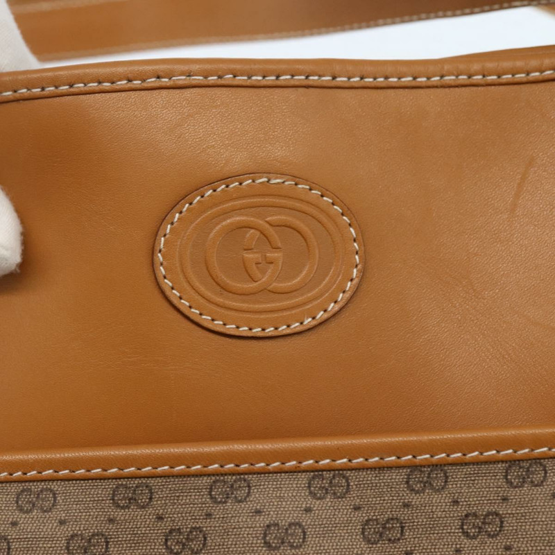 【日本直送】GUCCI 微型 GG Supreme 托特包 PVC 米金色 002 123 0135 正品 144408-16