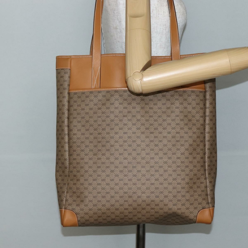 【日本直送】GUCCI 微型 GG Supreme 托特包 PVC 米金色 002 123 0135 正品 144408-22