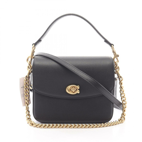 COACH Cassie 19 斜背鏈條單肩包 88346B4BK 皮革黑色 全新