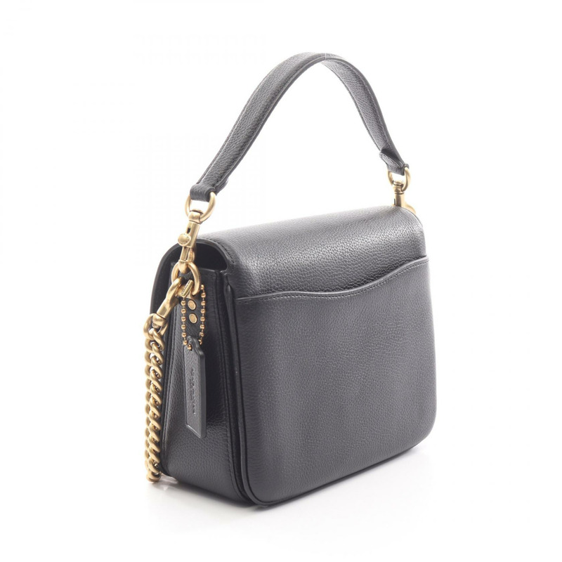 COACH Cassie 19 斜背鏈條單肩包 88346B4BK 皮革黑色 全新-1