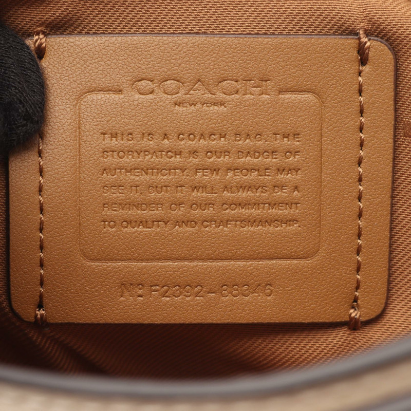 COACH Cassie 19 斜背單肩鏈條手提包 88346B4HA 皮革米色全新-3