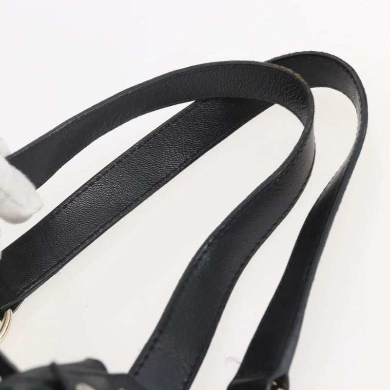 【日本直送】SAINT LAURENT 雙面雙肩包 皮革 黑金 正品 144417-7