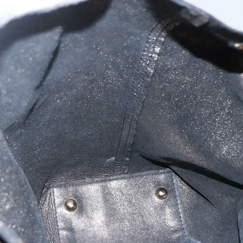 【日本直送】SAINT LAURENT 雙面雙肩包 皮革 黑金 正品 144417-10