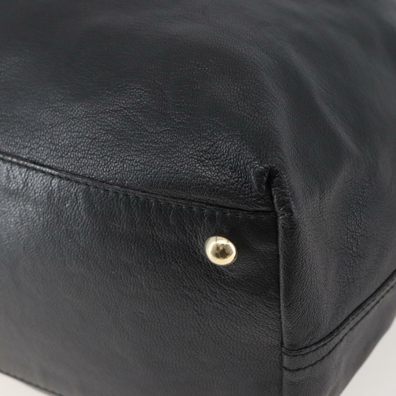 【日本直送】SAINT LAURENT 雙面雙肩包 皮革 黑金 正品 144417-14