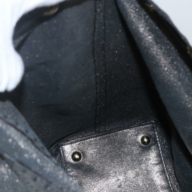 【日本直送】SAINT LAURENT 雙面雙肩包 皮革 黑金 正品 144417-16