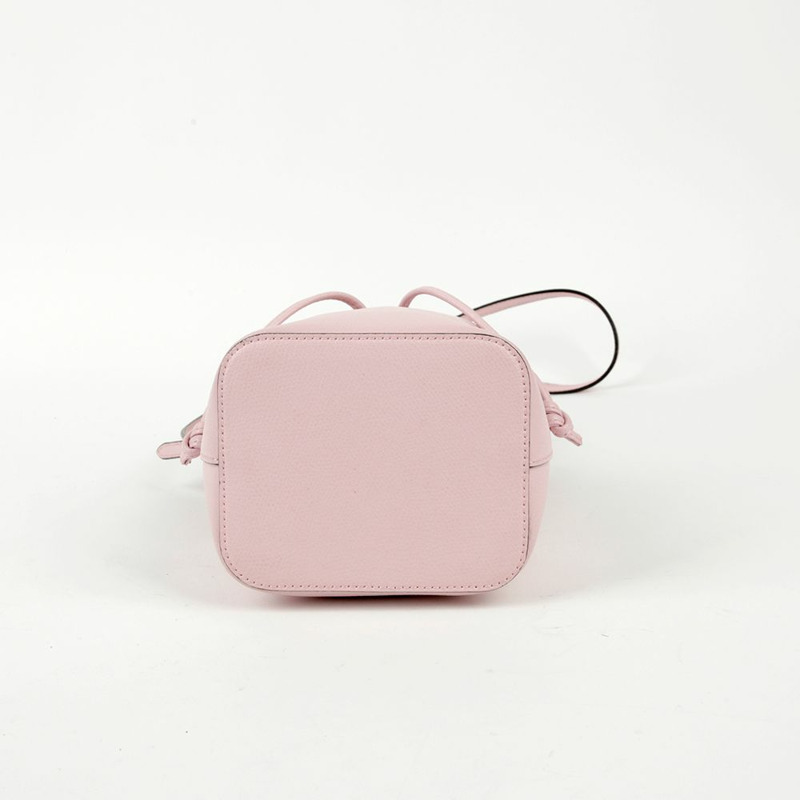 【包稅】FENDI 8BS010 迷你粉紅皮革 Montrezo 水桶手提包/單肩包-4