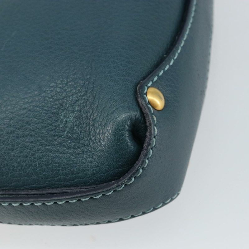 【日本直送】Salvatore Ferragamo Gancini 單肩包 皮革 藍色 金色 正品 143587-15