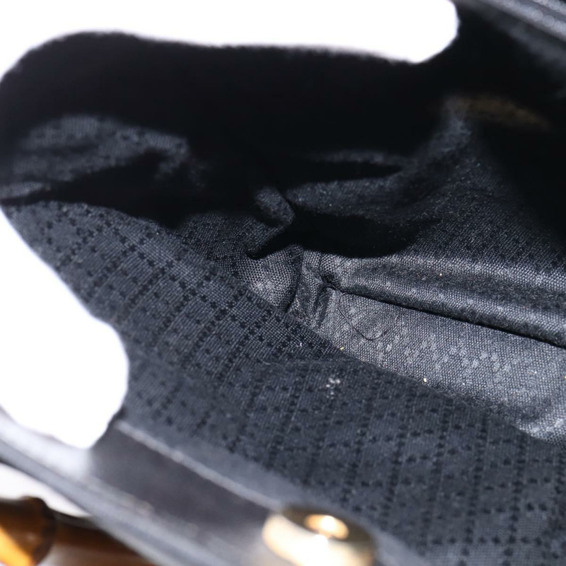 【日本直送】GUCCI 竹節手提包 皮革 Outlet 金色黑色 002 8260 正品 gh808-18