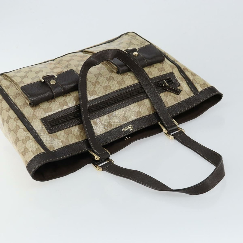 【日本直送】GUCCI GG 水晶修道院包 塗層帆布 Outlet 米色金色 268639 正品 144520-5