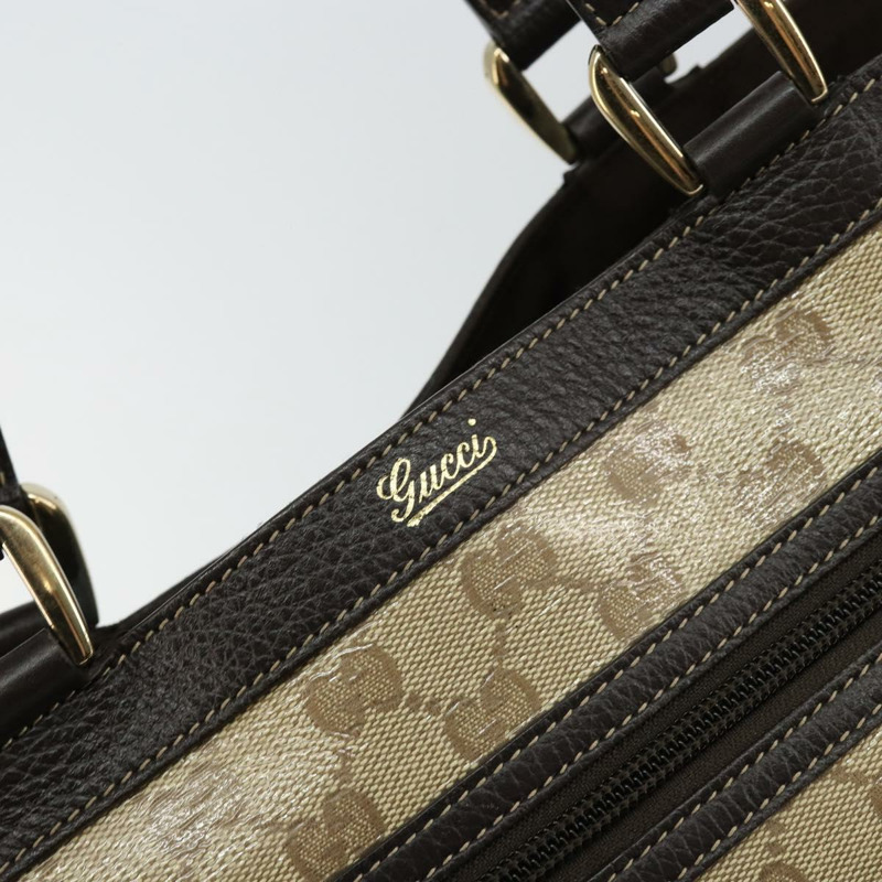 【日本直送】GUCCI GG 水晶修道院包 塗層帆布 Outlet 米色金色 268639 正品 144520-16