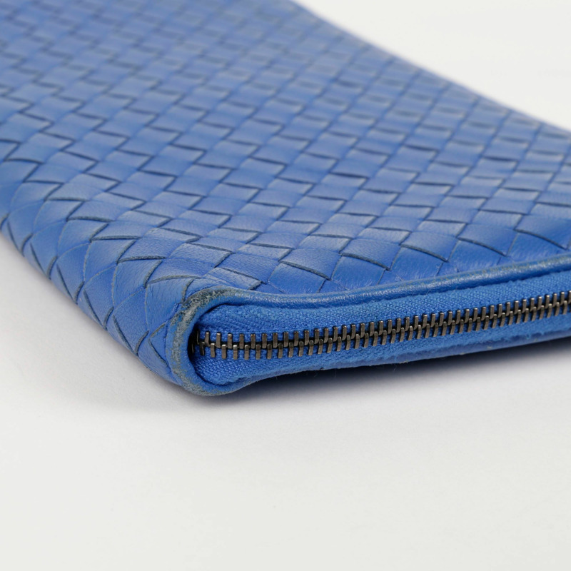 BOTTEGA VENETA 藍色 Intrecciato 手拿包-16