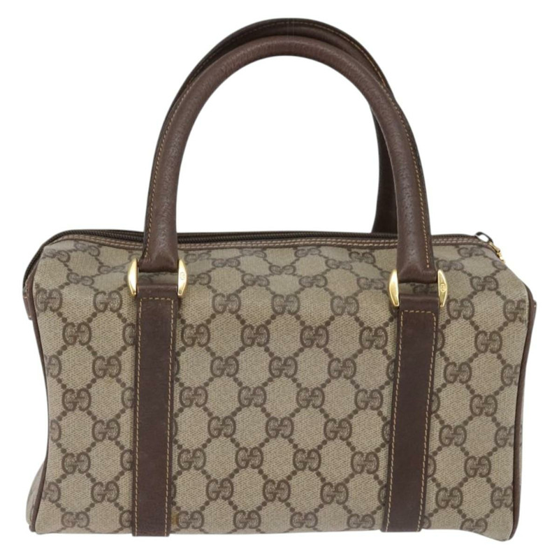 【日本直送】GUCCI GG Supreme 波士頓包 PVC 米色金色 000 58 0093 正品 146253-1