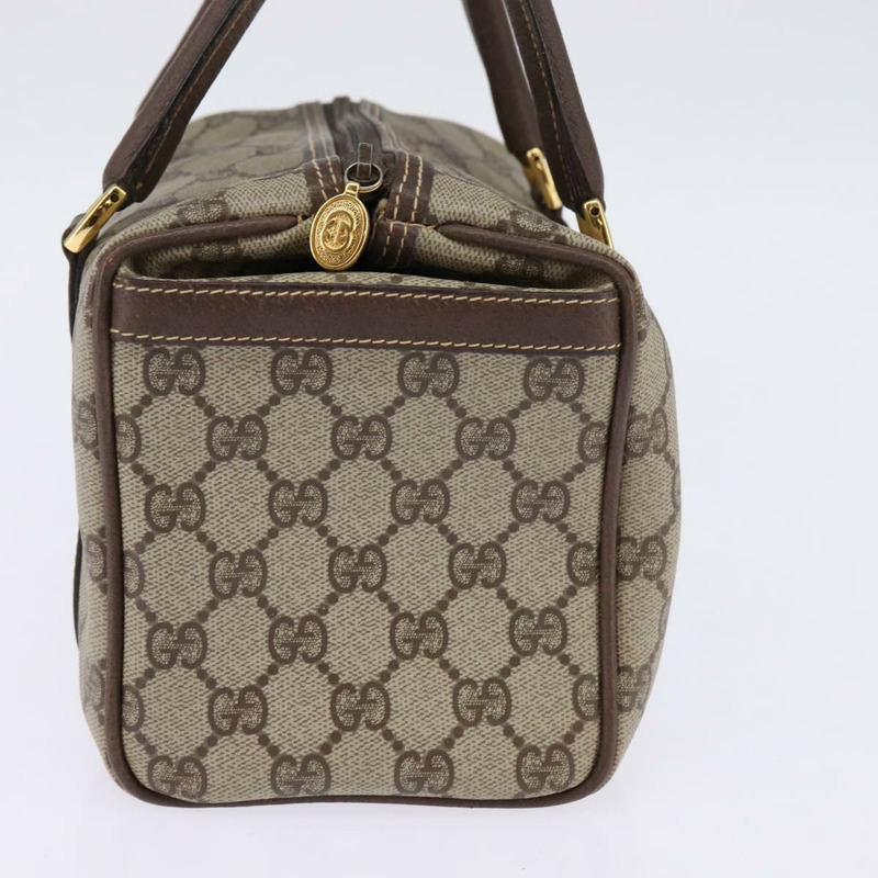 【日本直送】GUCCI GG Supreme 波士頓包 PVC 米色金色 000 58 0093 正品 146253-2