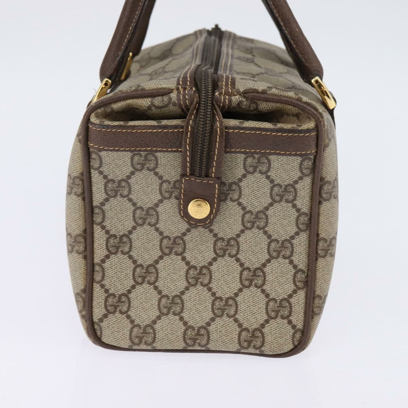 【日本直送】GUCCI GG Supreme 波士頓包 PVC 米色金色 000 58 0093 正品 146253-3