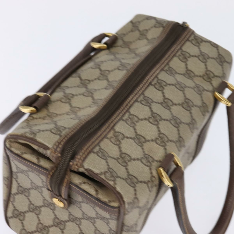 【日本直送】GUCCI GG Supreme 波士頓包 PVC 米色金色 000 58 0093 正品 146253-5