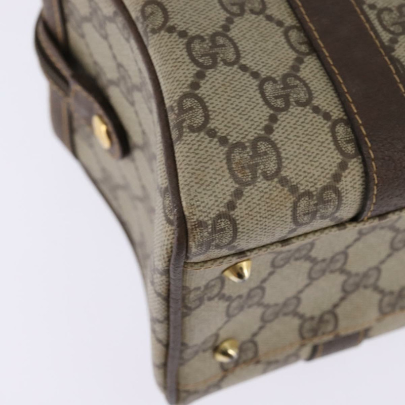 【日本直送】GUCCI GG Supreme 波士頓包 PVC 米色金色 000 58 0093 正品 146253-14