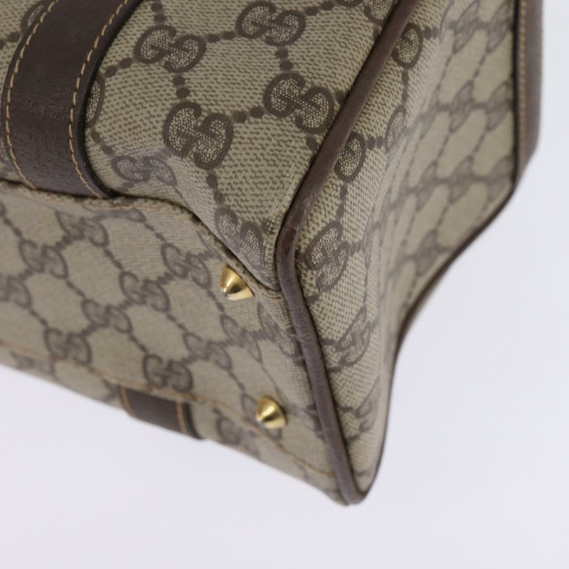 【日本直送】GUCCI GG Supreme 波士頓包 PVC 米色金色 000 58 0093 正品 146253-15