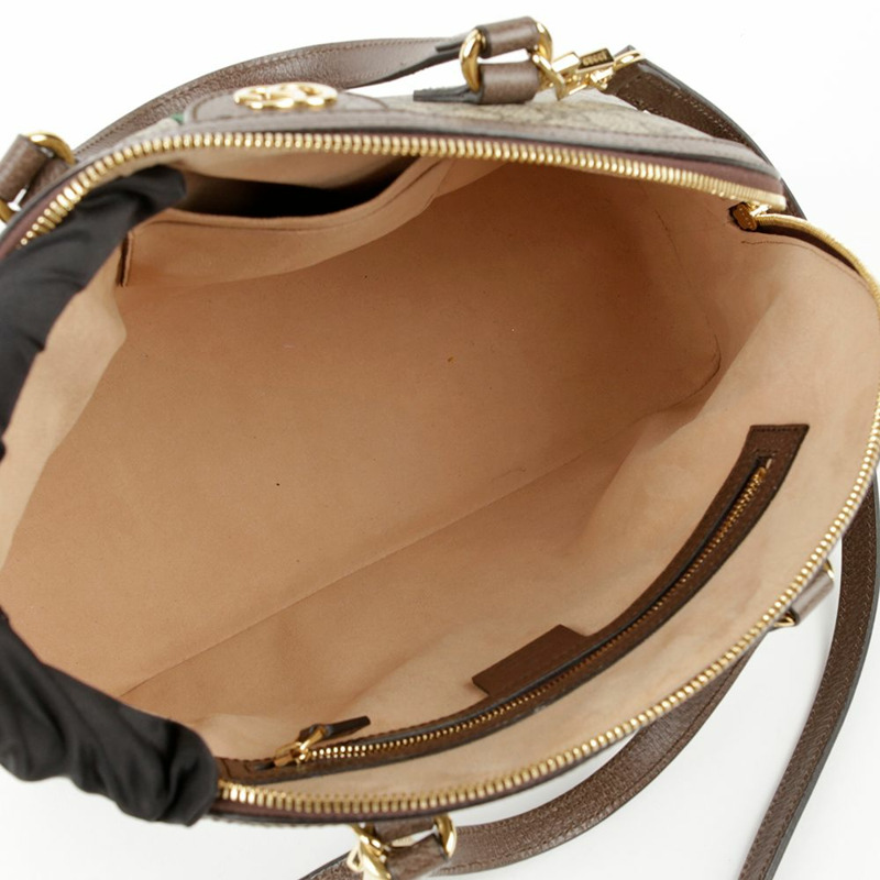 【包稅】GUCCI 中型 GG Supreme 帆布 Ophidia 手提單肩包-6