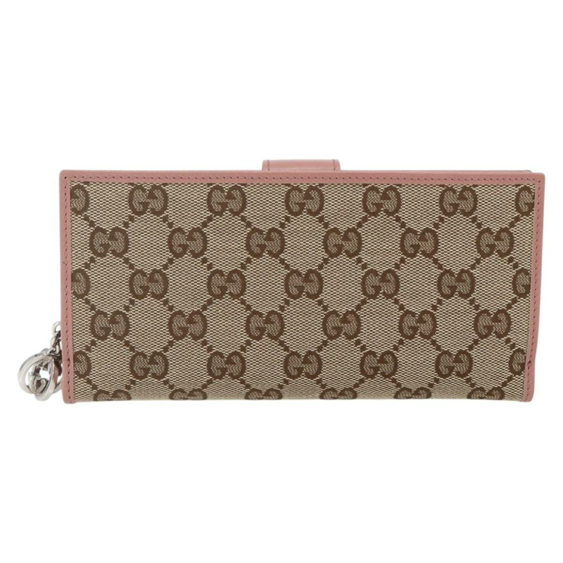 【日本直送】GUCCI GG 帆布長版皮夾 米色 233024 正品 146036-1