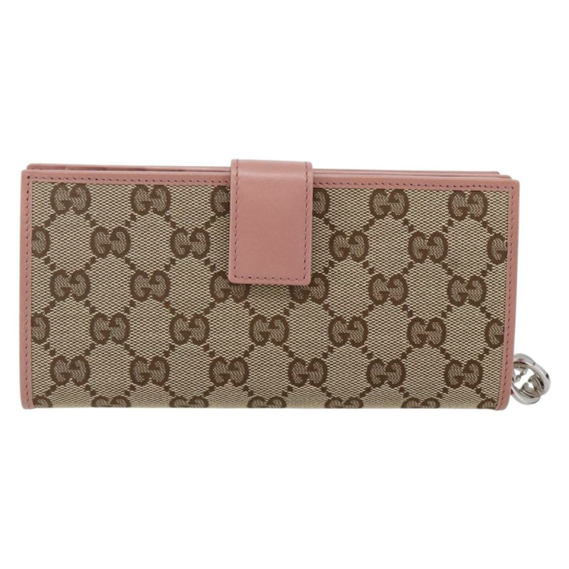 【日本直送】GUCCI GG帆布長版皮夾 米色 233024 正品號 146036-12