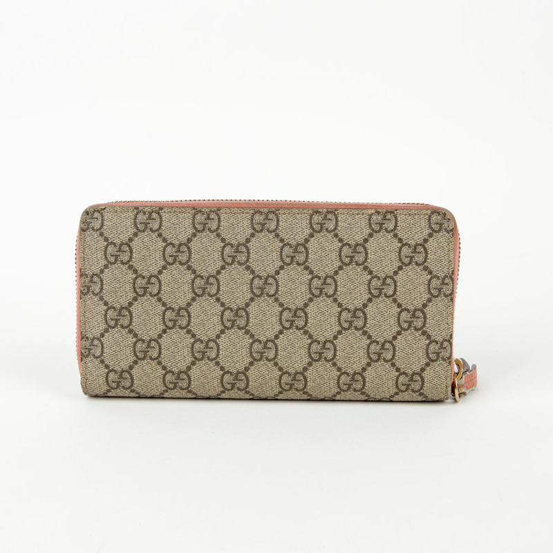 GUCCI GG Supreme 帆布長版錢包-3