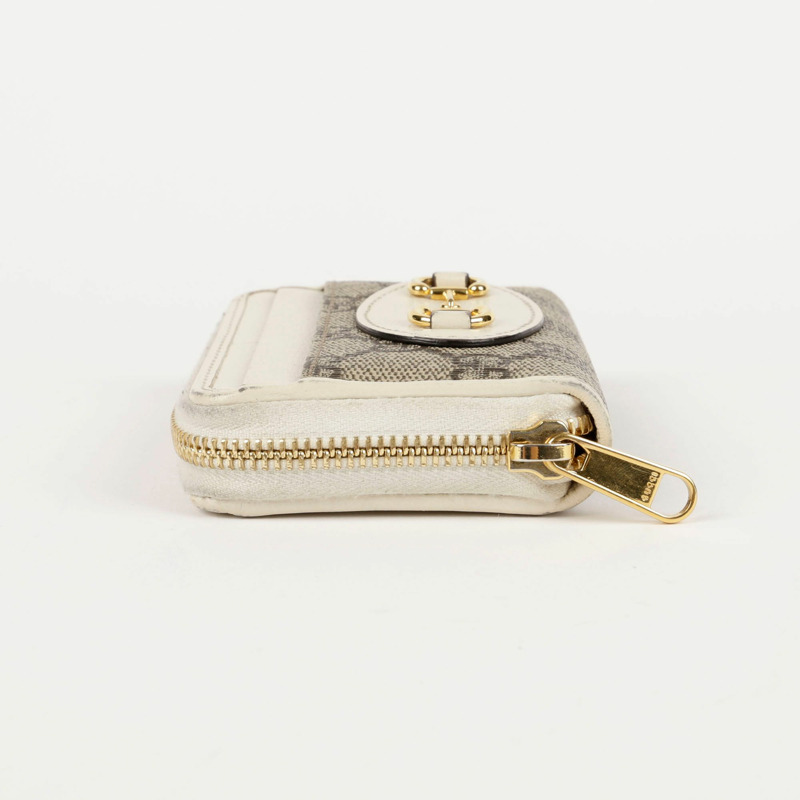 GUCCI GG Supreme 帆布馬階扣 1955 卡包皮夾-7