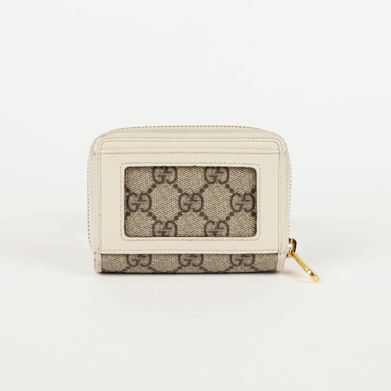 GUCCI GG Supreme 帆布馬階扣 1955 卡包皮夾-10