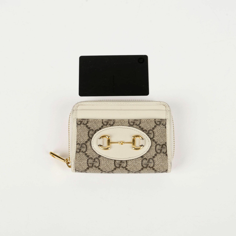 GUCCI GG Supreme 帆布馬階扣 1955 卡包皮夾-22