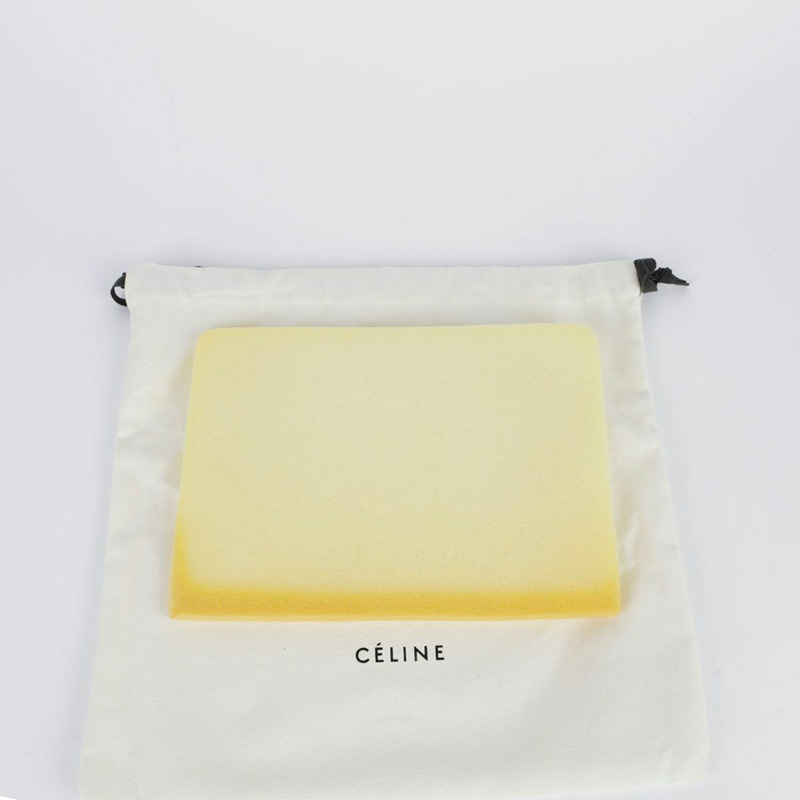 CELINE 雙色皮革手拿包-17