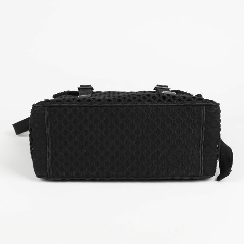 DIOR 黑色 Mesh Camp Messenger 單肩斜背包-6