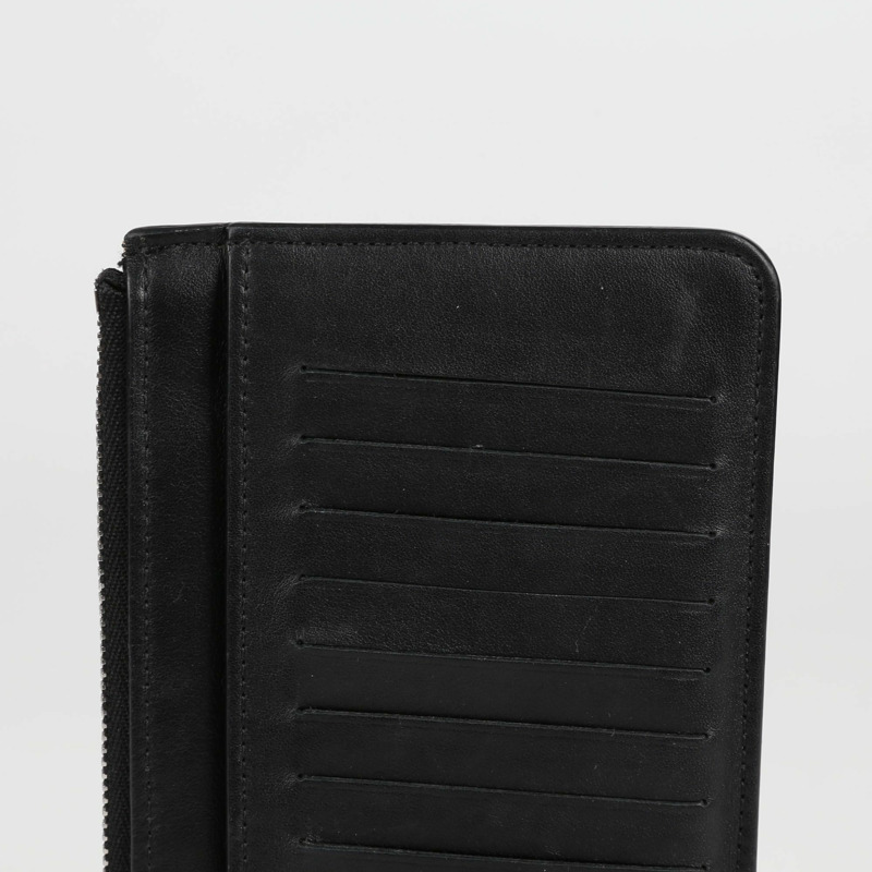 MAISON MARGIELA 米黑色皮革縫線皮夾-4