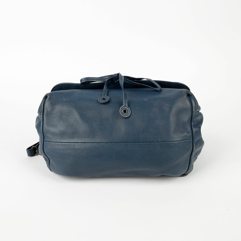 BOTTEGA VENETA 藍色皮革 Intrecciato 肩背包和斜背包-13