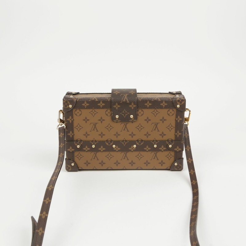【包稅】LOUIS VUITTON Monogram Reverse Canvas Petite Mal Clutch and Crossbody-2